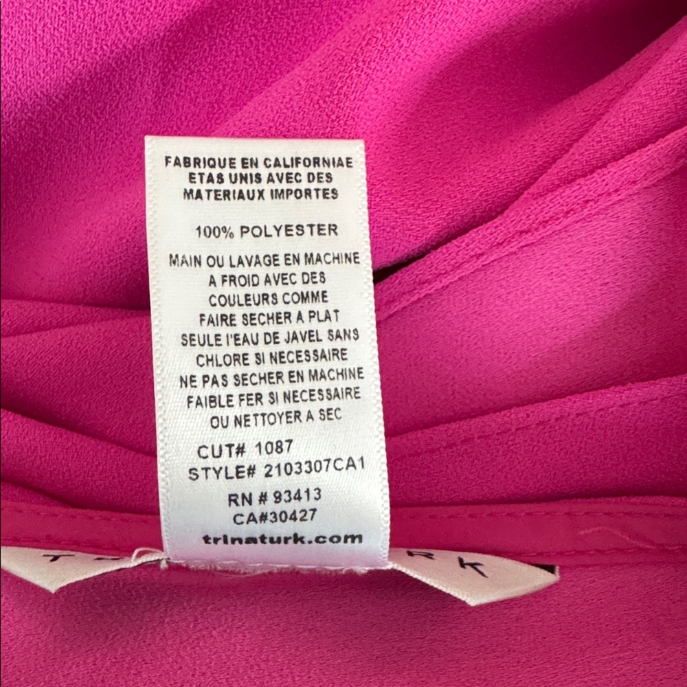 Trina Turk Haipo Fuchsia XL Dress - Picture 14 of 15